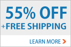 55% Off + Free Shipping!